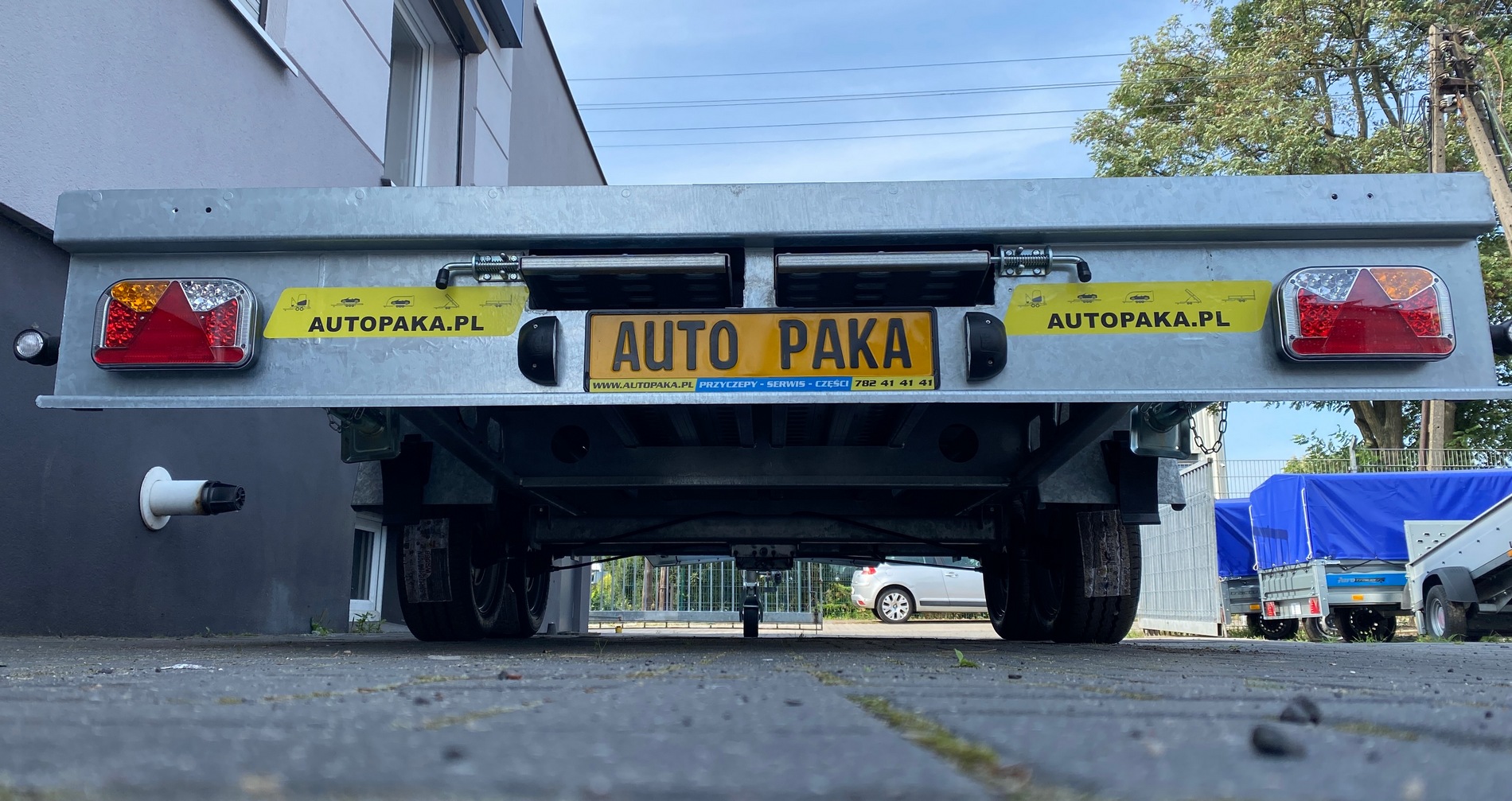 Przyczepa platforma WARK 4×2 m, DMC 2700 kg