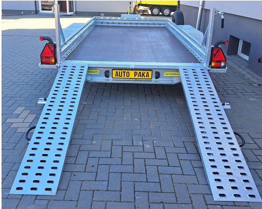 Przyczepa pod koparkę Wark KOP 27|31 315X150cm, DMC 2,7 T, najazdy stalowe 170 cm – najniższa cena z ostatnich 30 dni.