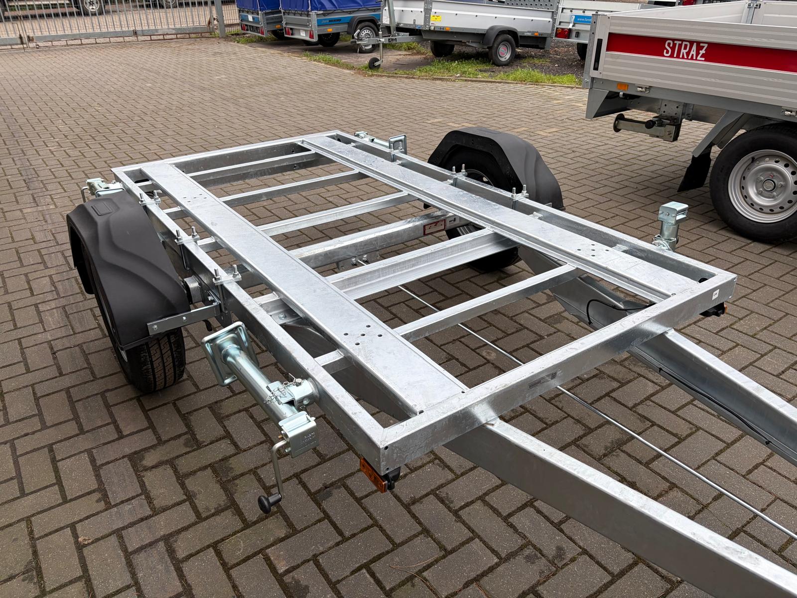 Przyczepa pod agregat WARK, 270×130 CM, DMC 1350 KG